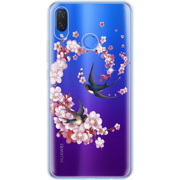 

Силиконовый чехол BoxFace Huawei P Smart Plus Swallows and Bloom (34912-rs4)