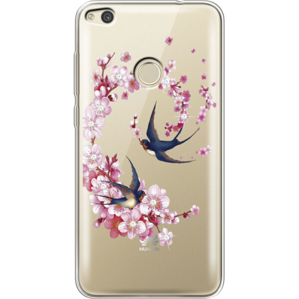 

Силиконовый чехол BoxFace Huawei P8 Lite 2017 Swallows and Bloom (29365-rs4)