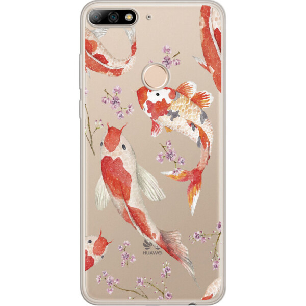 

Силиконовый чехол BoxFace Huawei Y7 Prime 2018 Japanese Koi Fish (33373-cc3)