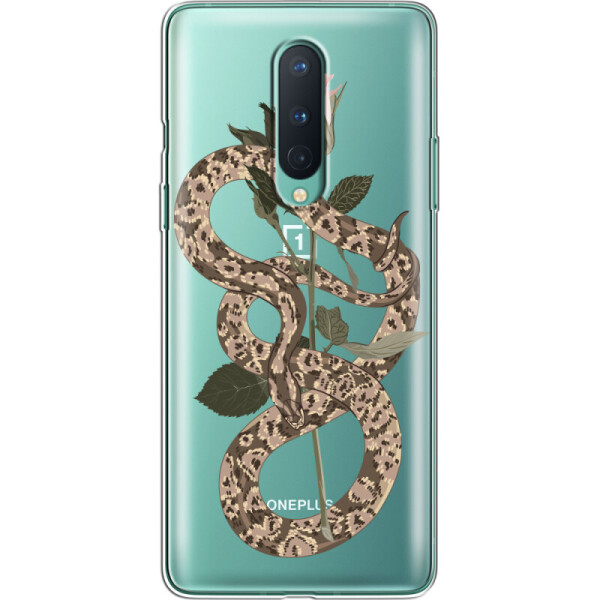 

Силиконовый чехол BoxFace OnePlus 8 Glamor Snake (39989-cc67)