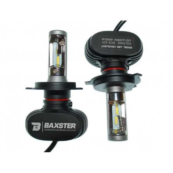

Светодиодные лампы Baxster S1 H4 H/L 6000K 4000Lm (пара) (32016)