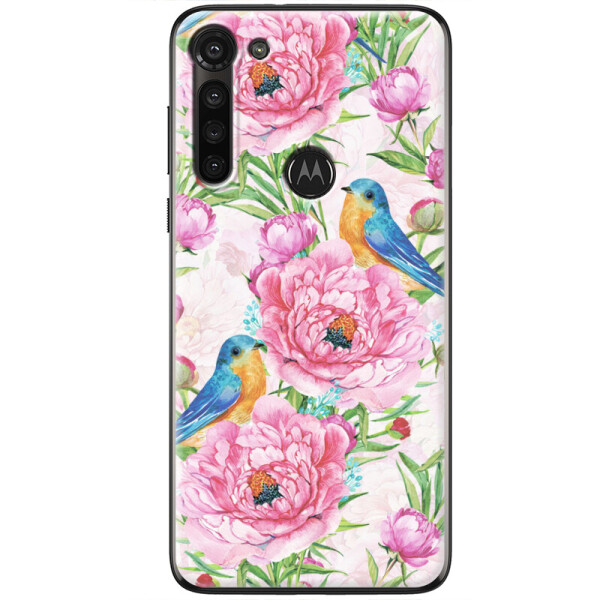 

Силиконовый чехол BoxFace Motorola G8 Power Birds and flowers (40962-up2376)