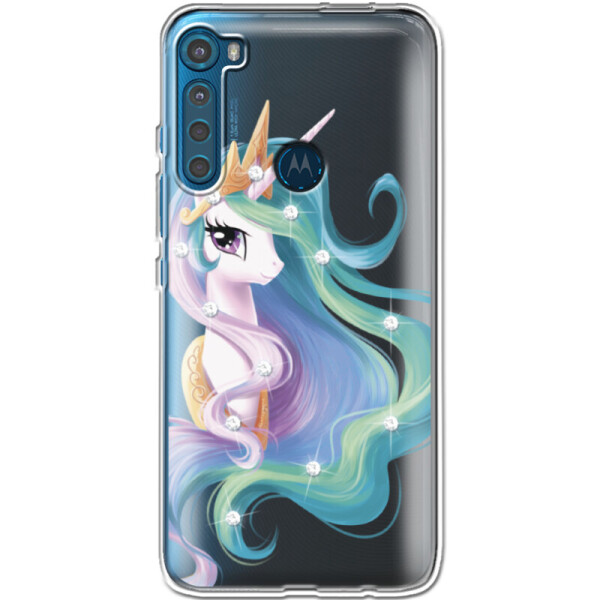 

Силиконовый чехол BoxFace Motorola One Fusion Plus Unicorn Queen (40947-rs3)