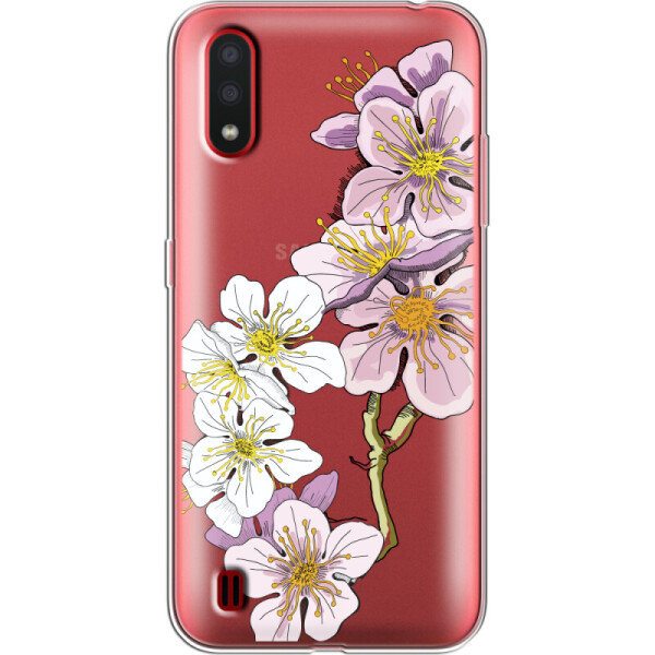 

Силиконовый чехол BoxFace Samsung A015 Galaxy A01 Cherry Blossom (38839-cc4)