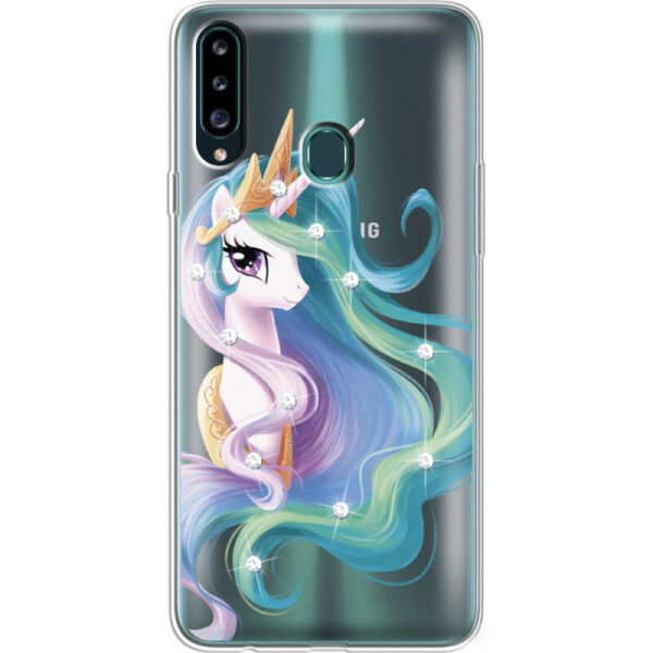 

Силиконовый чехол BoxFace Samsung A207 Galaxy A20s Unicorn Queen (38125-rs3)