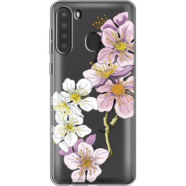 

Силиконовый чехол BoxFace Samsung A215 Galaxy A21 Cherry Blossom (39760-cc4)