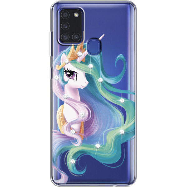 

Силиконовый чехол BoxFace Samsung A217 Galaxy A21s Unicorn Queen (40006-rs3)