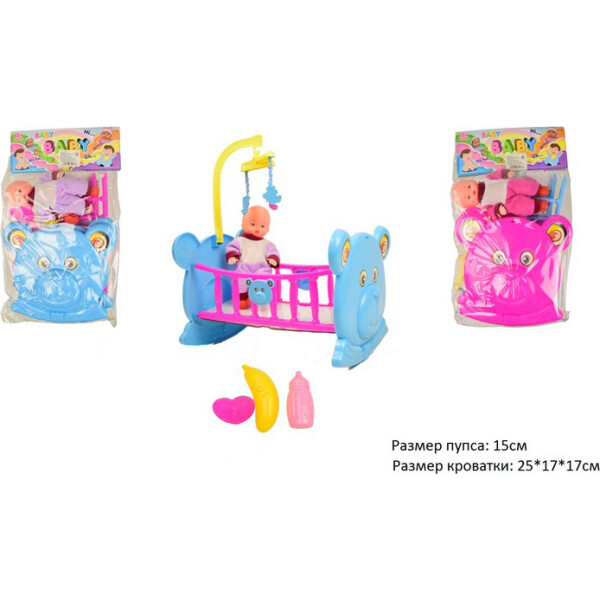 

Пупс A-Toys с кроваткой (2332)