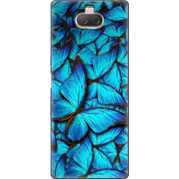 

Силиконовый чехол BoxFace Sony Xperia 10 I4113 лазурные бабочки (36403-up1550)