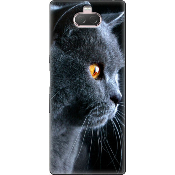 

Силиконовый чехол BoxFace Sony Xperia 10 I4113 English cat (36403-up1346)