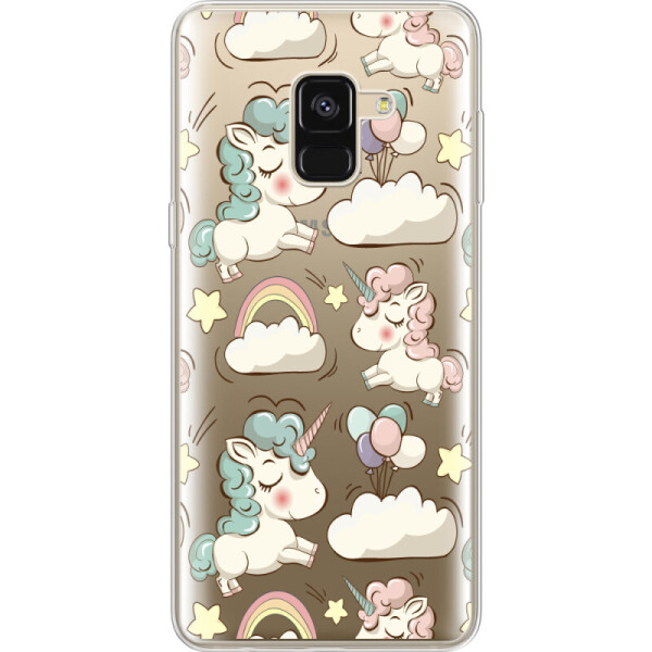 

Силиконовый чехол BoxFace Samsung A530 Galaxy A8 (2018) Unicorns (32657-cc2)