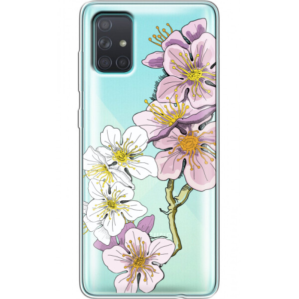 

Силиконовый чехол BoxFace Samsung A715 Galaxy A71 Cherry Blossom (38850-cc4)