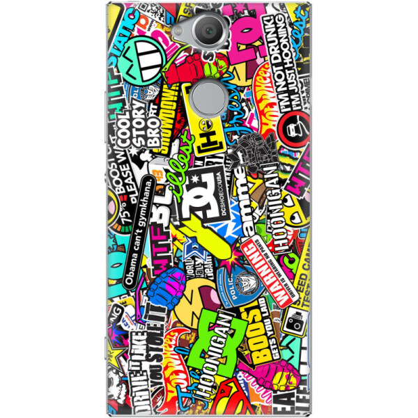 

Силиконовый чехол BoxFace Sony Xperia XA2 H4113 Multicolored Inscriptions (32654-up880)