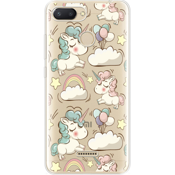 

Силиконовый чехол BoxFace Xiaomi Redmi 6 Unicorns (34858-cc2)