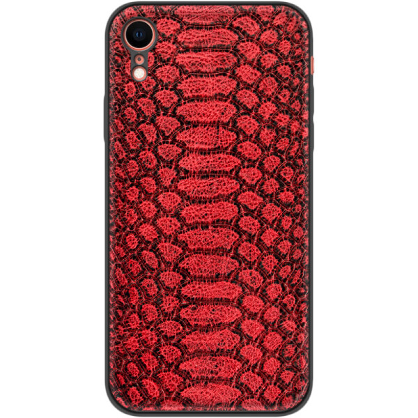 

Кожаный чехол BoxFace Apple iPhone XR Reptile Red (35417-lc12)