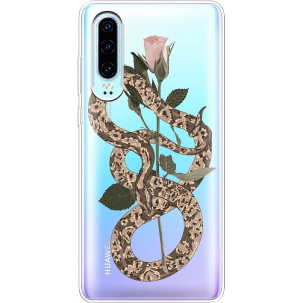 

Силиконовый чехол BoxFace Huawei P30 Glamor Snake (36851-cc67)
