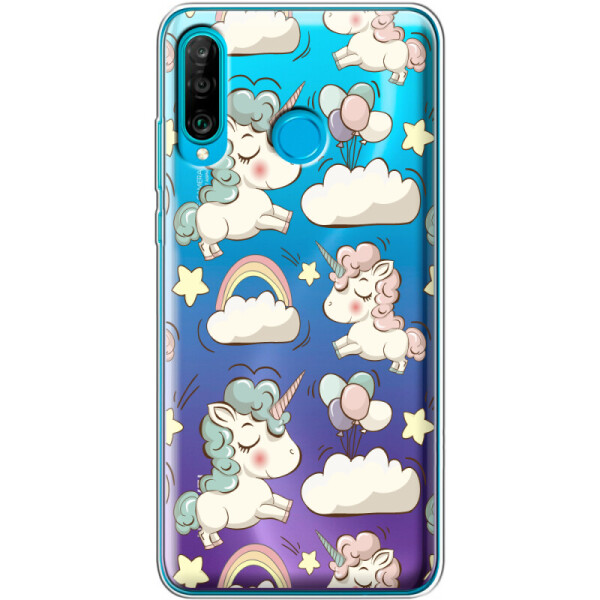 

Силиконовый чехол BoxFace Huawei P30 Lite Unicorns (36871-cc2)