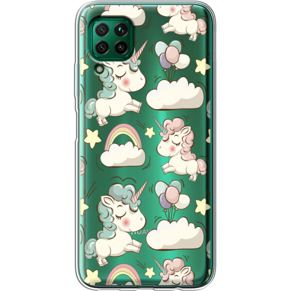 

Силиконовый чехол BoxFace Huawei P40 Lite Unicorns (39379-cc2)