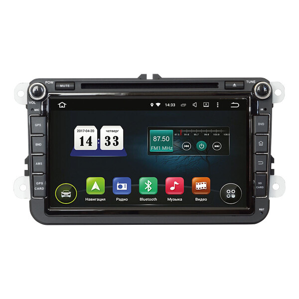

Автомагнитола штатная Incar TSA 8684 VW Passat/Golf/Amarok/Multivan 10+ (Android 9) encoder (59201)