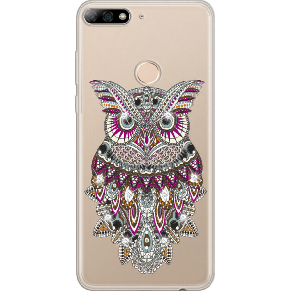 

Силиконовый чехол BoxFace Huawei Y7 Prime 2018 Owl (33373-rs9)