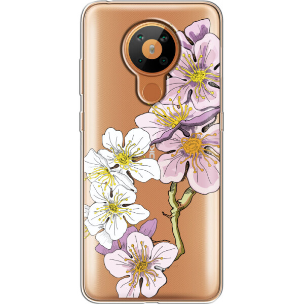 

Силиконовый чехол BoxFace Nokia 5.3 Cherry Blossom (40001-cc4)
