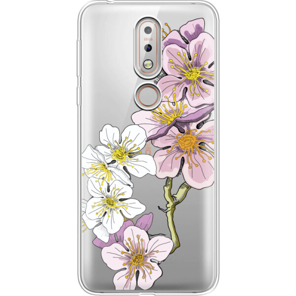 

Силиконовый чехол BoxFace Nokia 7.1 Cherry Blossom (36118-cc4)