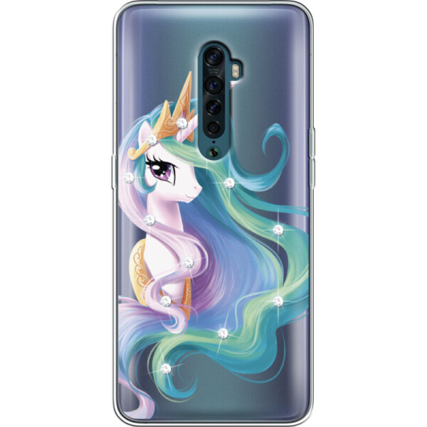 

Силиконовый чехол BoxFace OPPO Reno2 Unicorn Queen (38502-rs3)