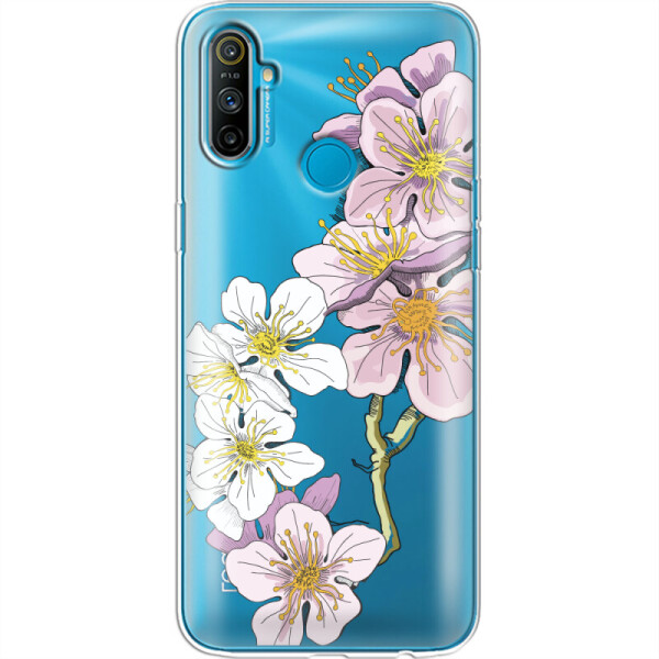 

Силиконовый чехол BoxFace Realme C3 Cherry Blossom (40464-cc4)