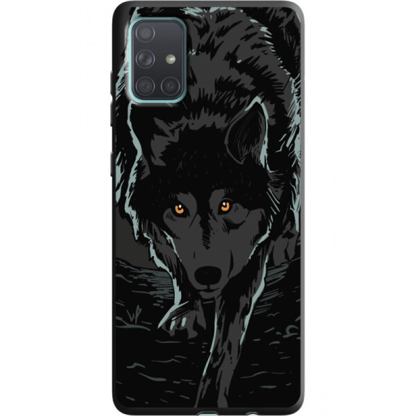 

Силиконовый чехол BoxFace Samsung A715 Galaxy A71 Wolf (38850-bk62)