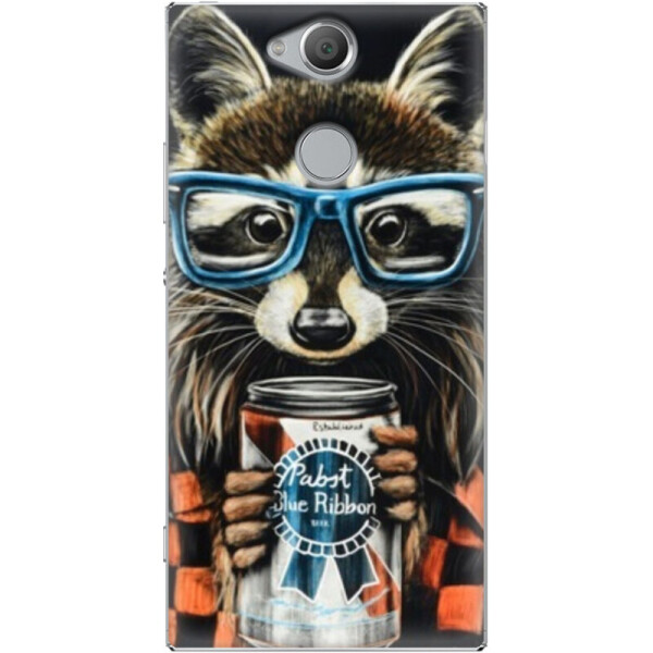 

Силиконовый чехол BoxFace Sony Xperia XA2 H4113 Енот с банкой (32654-up1333)
