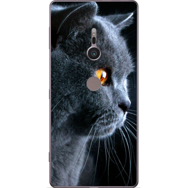

Силиконовый чехол BoxFace Sony Xperia XZ2 H8266 English cat (33292-up1346)
