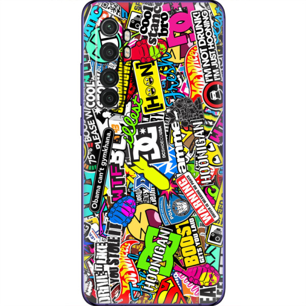 

Силиконовый чехол BoxFace Xiaomi Mi Note 10 Lite Multicolored Inscriptions (39811-up880)