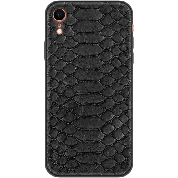 

Кожаный чехол BoxFace Apple iPhone XR Reptile Black (35417-lc6)