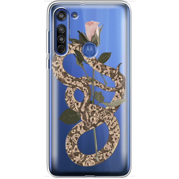 

Силиконовый чехол BoxFace Motorola G8 Glamor Snake (40952-cc67)