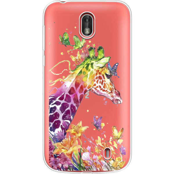 

Силиконовый чехол BoxFace Nokia 1 Colorful Giraffe (33233-cc14)