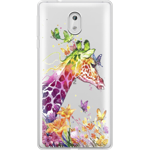 

Силиконовый чехол BoxFace Nokia 3 Colorful Giraffe (31263-cc14)