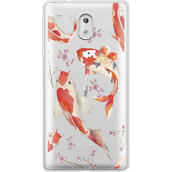 

Силиконовый чехол BoxFace Nokia 3 Japanese Koi Fish (31263-cc3)