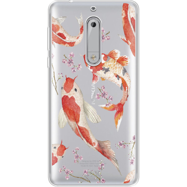 

Силиконовый чехол BoxFace Nokia 5 Japanese Koi Fish (31264-cc3)