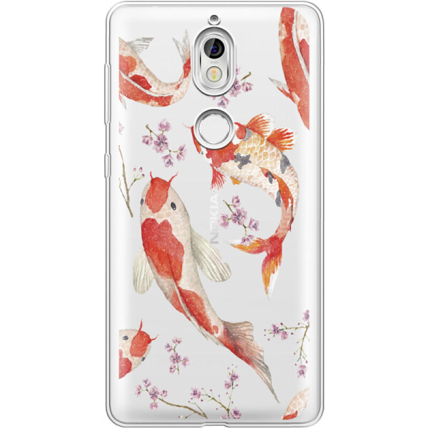 

Силиконовый чехол BoxFace Nokia 7 Japanese Koi Fish (33234-cc3)