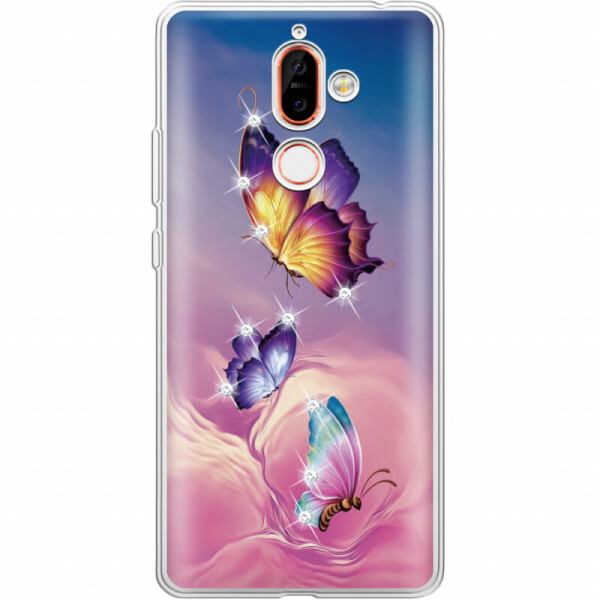 

Силиконовый чехол BoxFace Nokia 7 Plus Butterflies (34038-rs19)