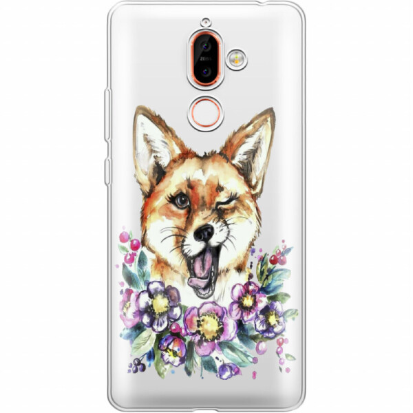 

Силиконовый чехол BoxFace Nokia 7 Plus Winking Fox (34038-cc13)