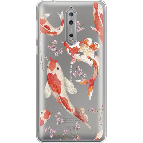 

Силиконовый чехол BoxFace Nokia 8 Japanese Koi Fish (32213-cc3)