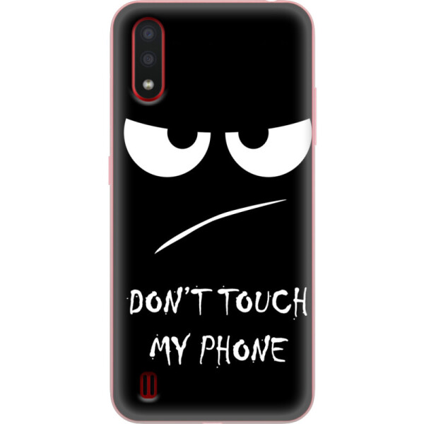 

Силиконовый чехол BoxFace Samsung A015 Galaxy A01 Don't Touch my Phone (38839-up535)