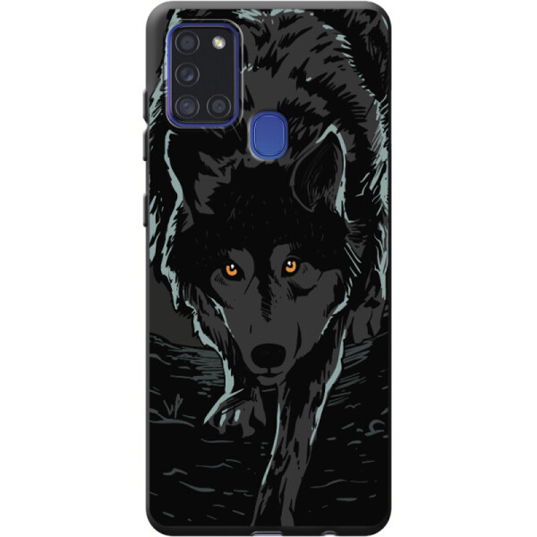 

Силиконовый чехол BoxFace Samsung A217 Galaxy A21s Wolf (40006-bk62)