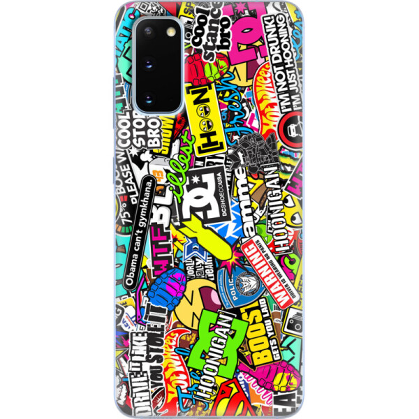 

Силиконовый чехол BoxFace Samsung G980 Galaxy S20 Multicolored Inscriptions (38869-up880)