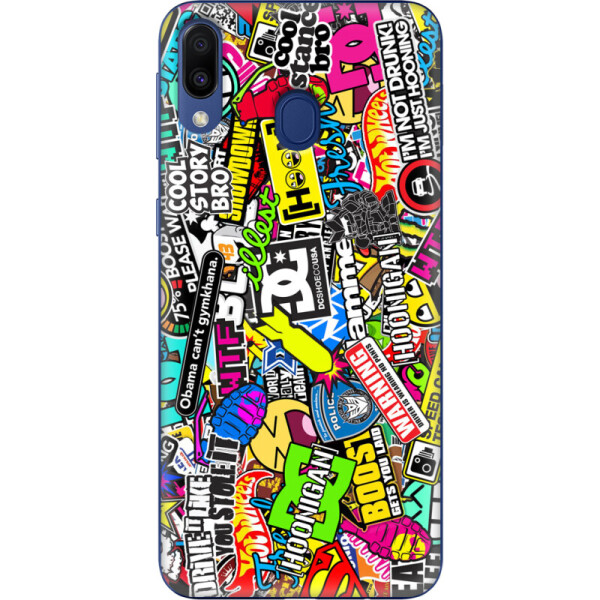 

Силиконовый чехол BoxFace Samsung M205 Galaxy M20 Multicolored Inscriptions (36205-up880)