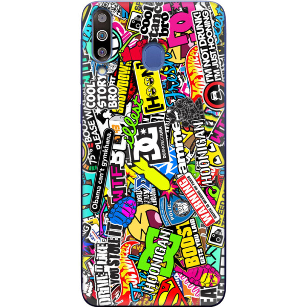 

Силиконовый чехол BoxFace Samsung M305 Galaxy M30 Multicolored Inscriptions (36973-up880)