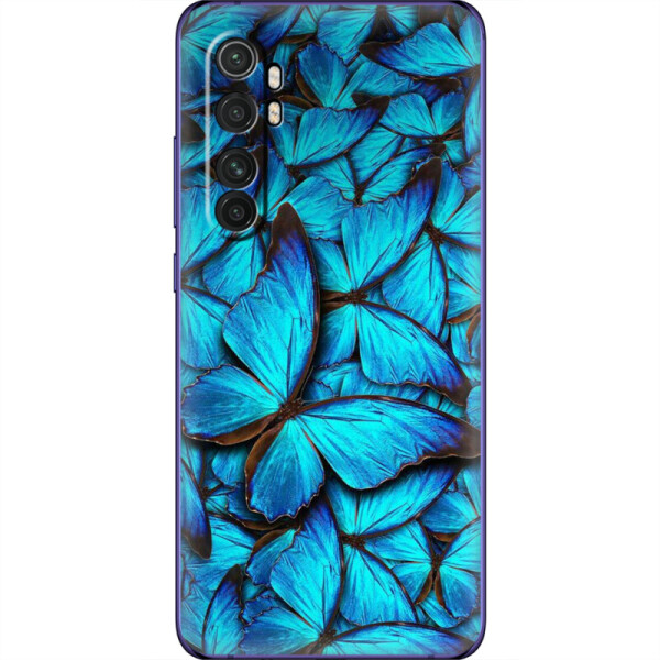 

Силиконовый чехол BoxFace Xiaomi Mi Note 10 Lite лазурные бабочки (39811-up1550)
