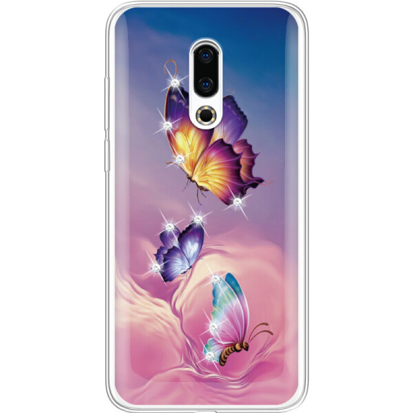 

Силиконовый чехол BoxFace Meizu 16 Plus Butterflies (35583-rs19)