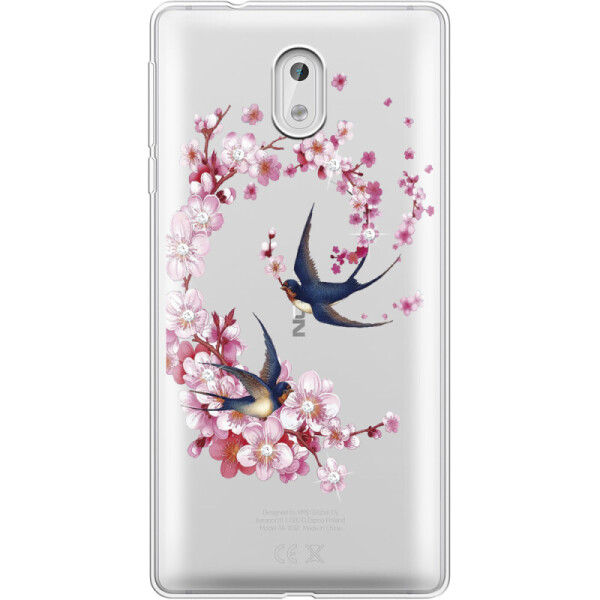 

Силиконовый чехол BoxFace Nokia 3 Swallows and Bloom (31263-rs4)